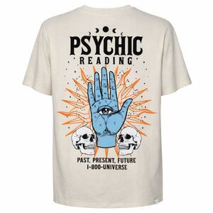 RECYCLED THREADS PALM READER CASUAL CLASSIC PSYCHIC CREWNECK T-SHIRT SIZE MED